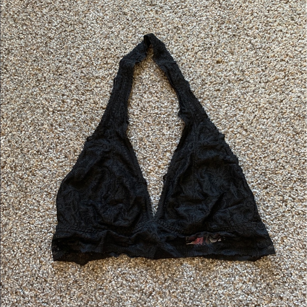 PINK Lace Halter Bralette